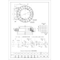 Design exclusivo Hot Sale Hot Axis Slewing Drive Wea17 3 &#39;&#39; Slek Slew Drive